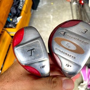 Dynacraft golf clubs 2 pc set RH